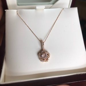 Rose Gold diamond necklace
